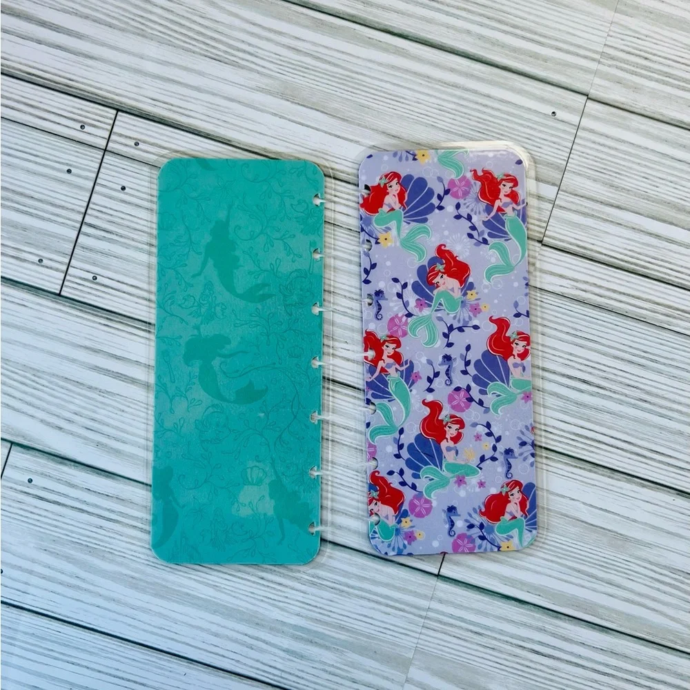 Happy planner skinny mini size weekly layout Disney Princess Ariel mermaid